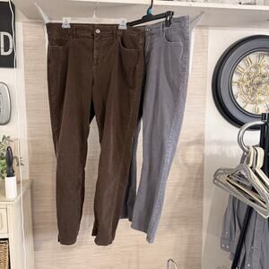 St. Johns Bay Lot of 2 pair of women's size 18 Corturoy's